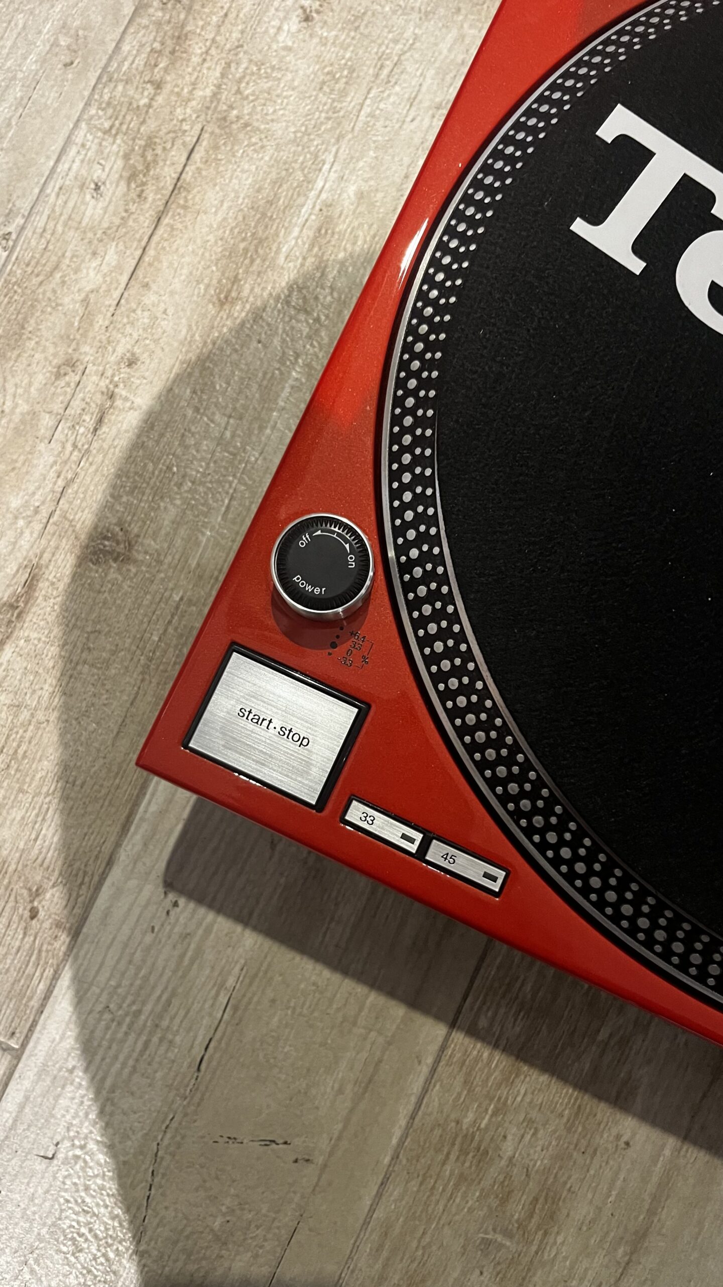 Technics SL-1210MK5 verniciatura custom Harley Davidson